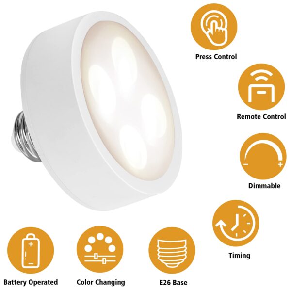Puck Lights with Remote Control - Image 4