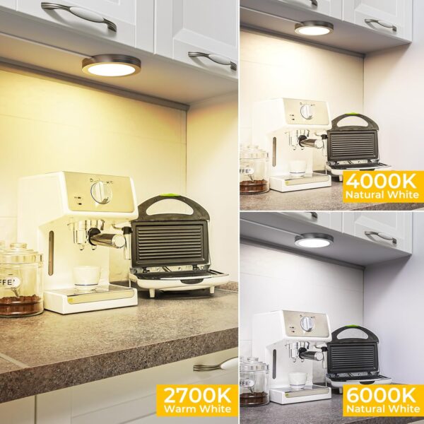 Puck Lights 5V USB 3 Color 3D Printer LED Lamp Kit for Cabinet,Wardrobe,Showcase - Image 3